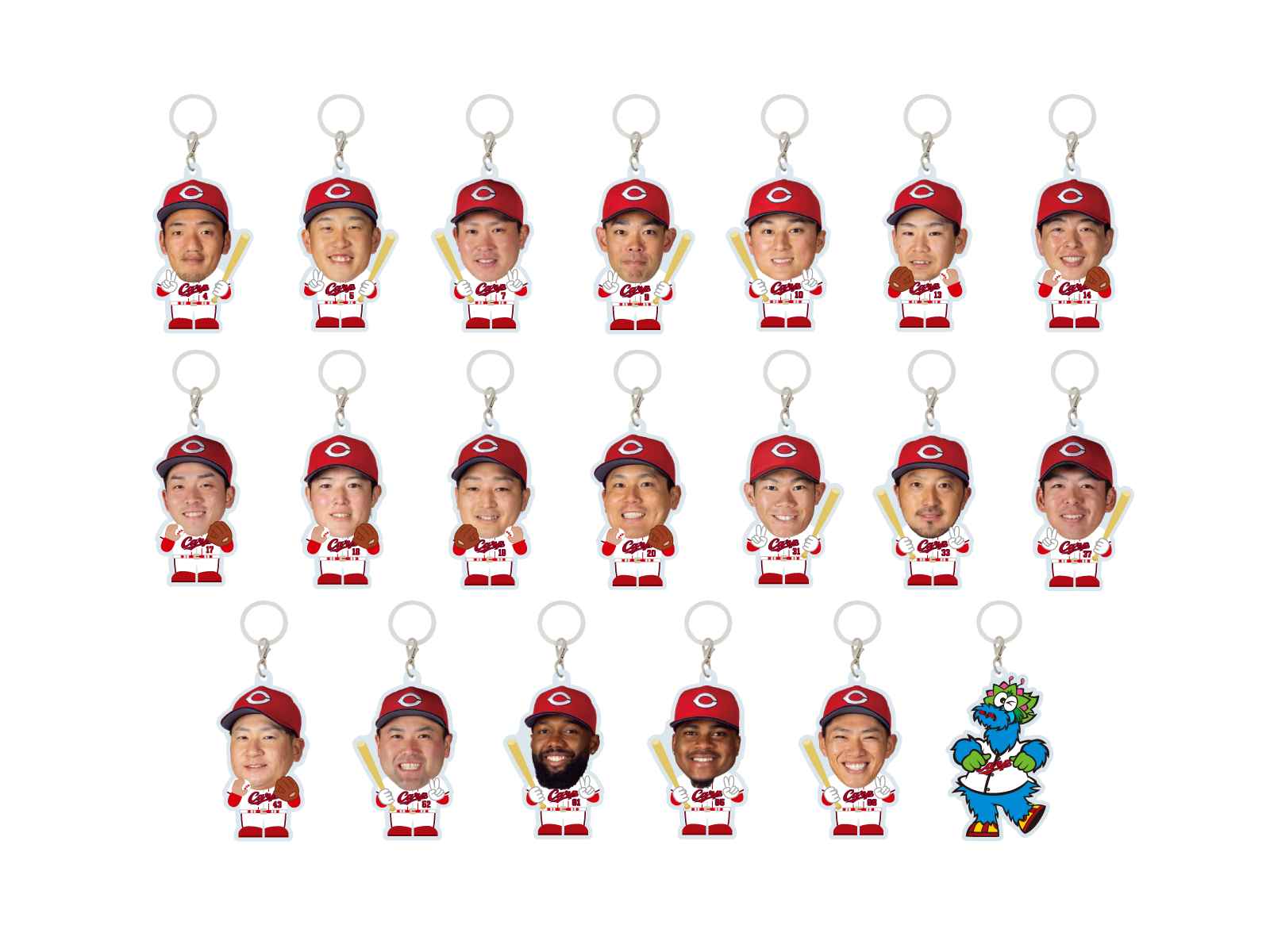 2026目印キーホルダーシリーズ全20種